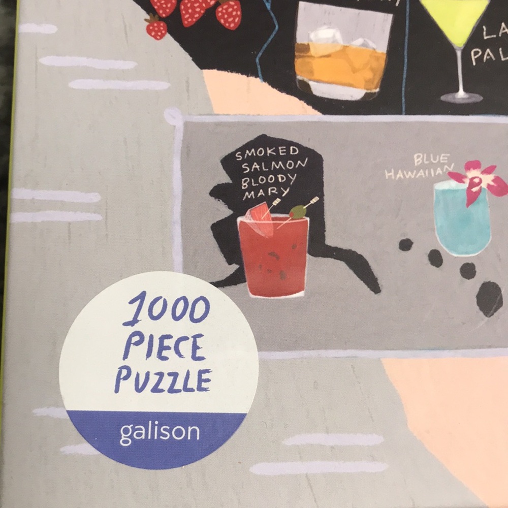 Cocktails Across America Puzzle 1000 piece puzzle. In box Fun 🧩 puzzle - Picture 5 of 6